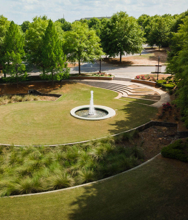 Fountain greenscape